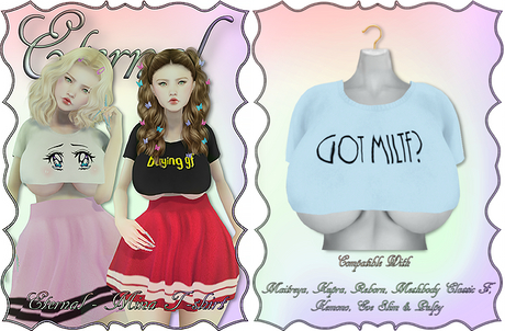 Second Life Marketplace - Eternal - Mina t-shirt Got Miltf Maitreya